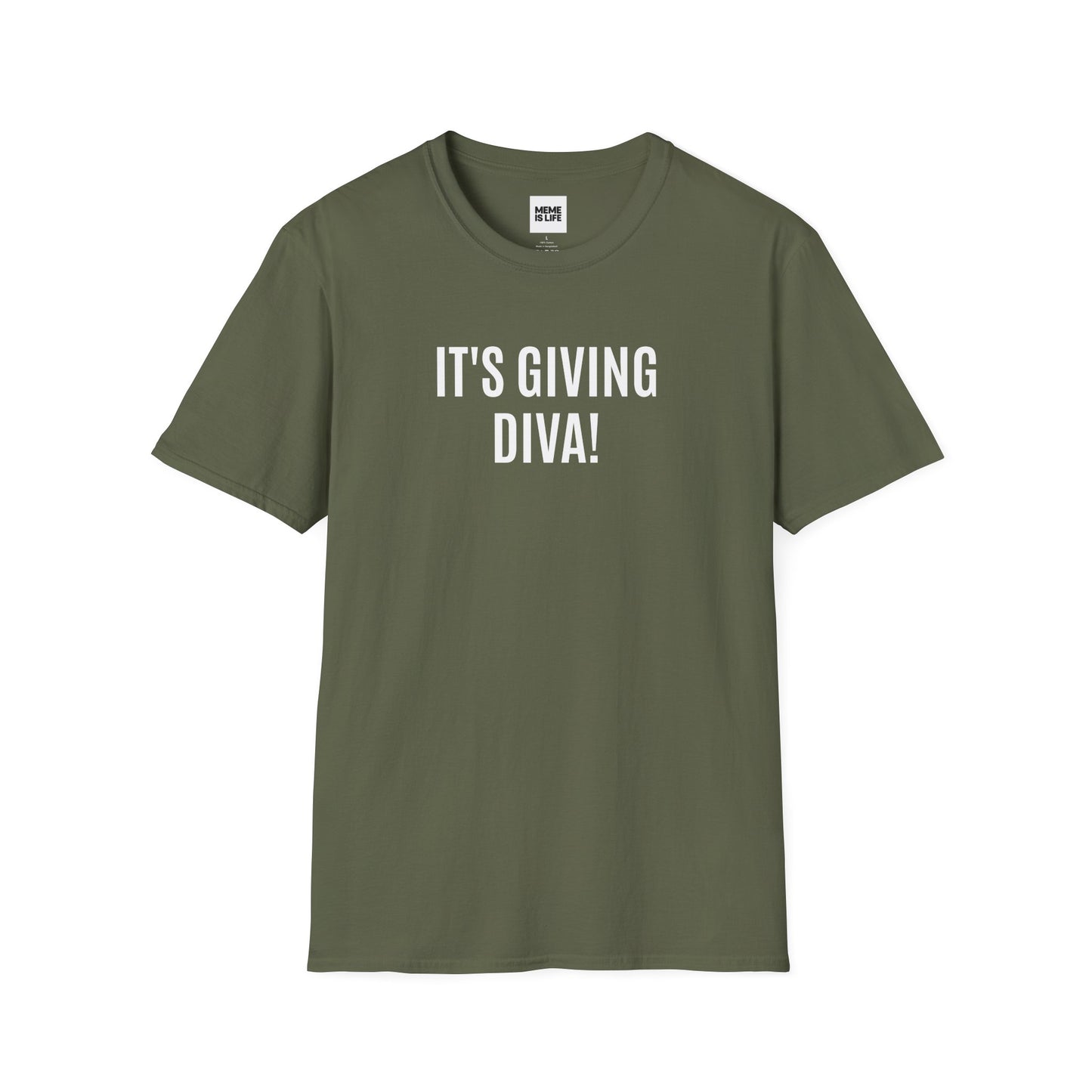 IT'S GIVING DIVA! | Alpha Gen Vibes Meme Tee – Unisex T-shirt by MEME IS LIFE™