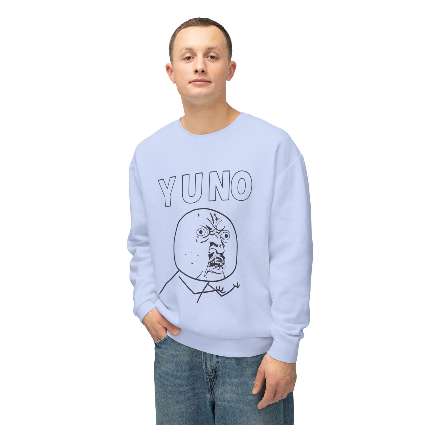 Y U NO? | Classic Rage Meme Sweatshirt – MEME IS LIFE™