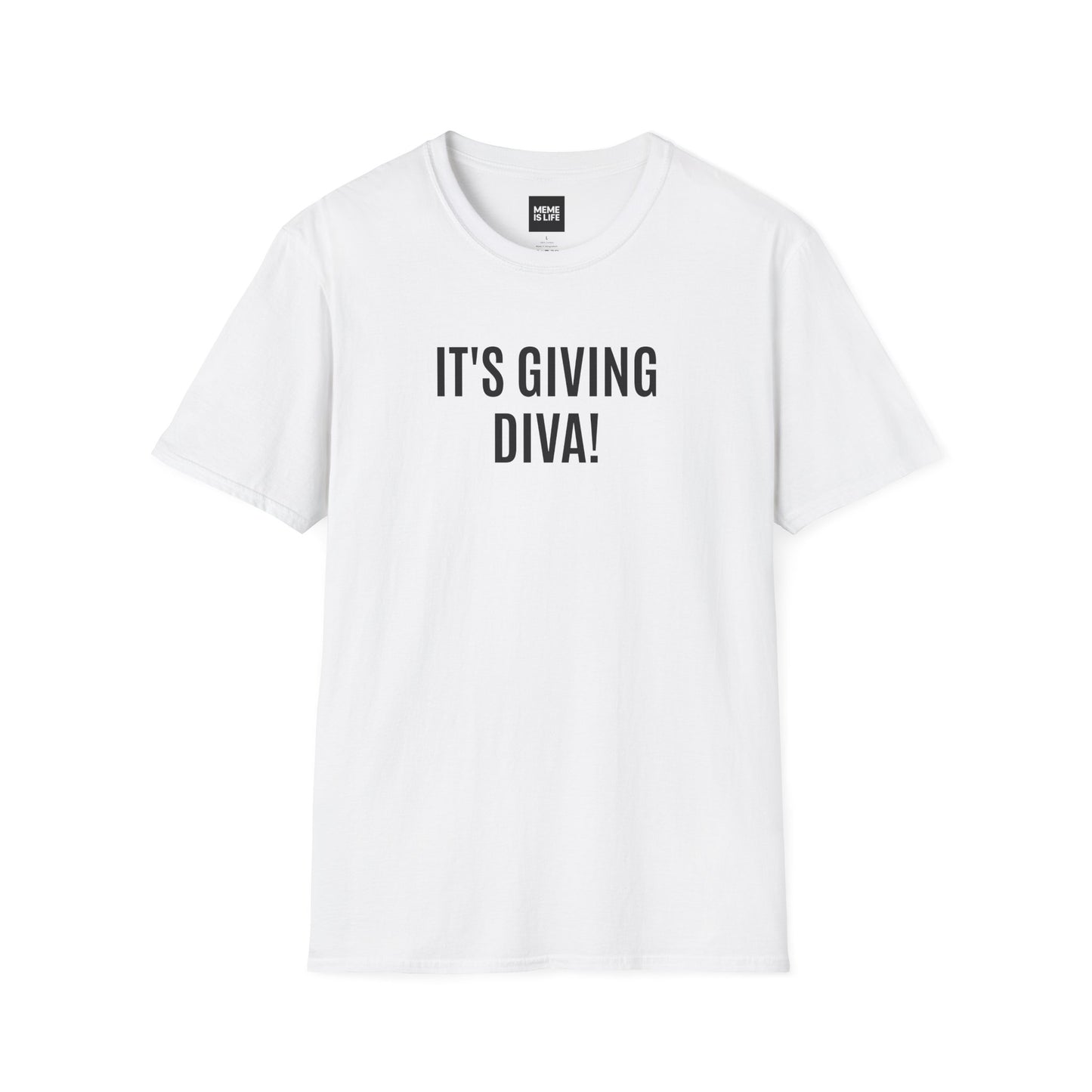 IT'S GIVING DIVA! | Alpha Gen Vibes Meme Tee – Unisex T-shirt by MEME IS LIFE™