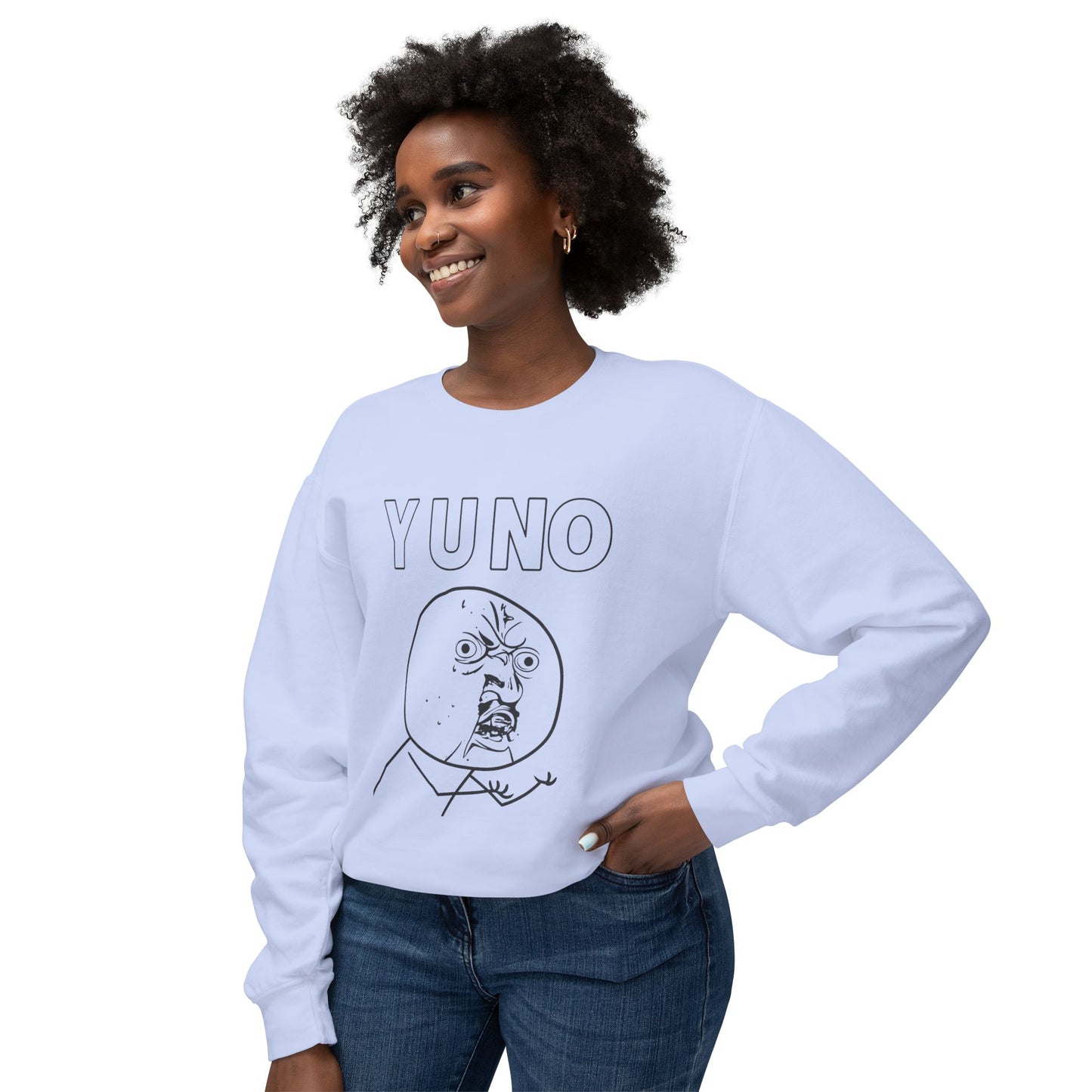 Y U NO? | Classic Rage Meme Sweatshirt – MEME IS LIFE™