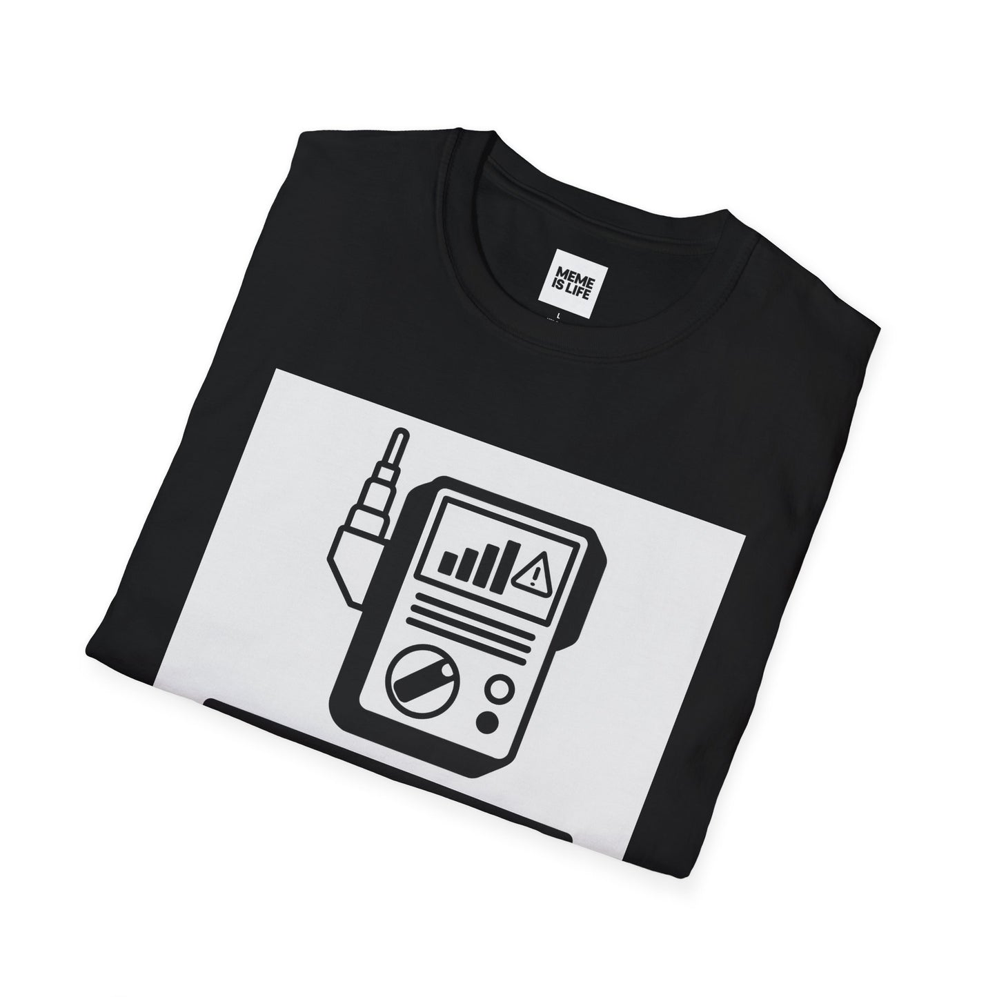 NPC ENERGY DETECTED + AI ART | Meme Scanner Art Tee – Unisex T-shirt by MEME IS LIFE™