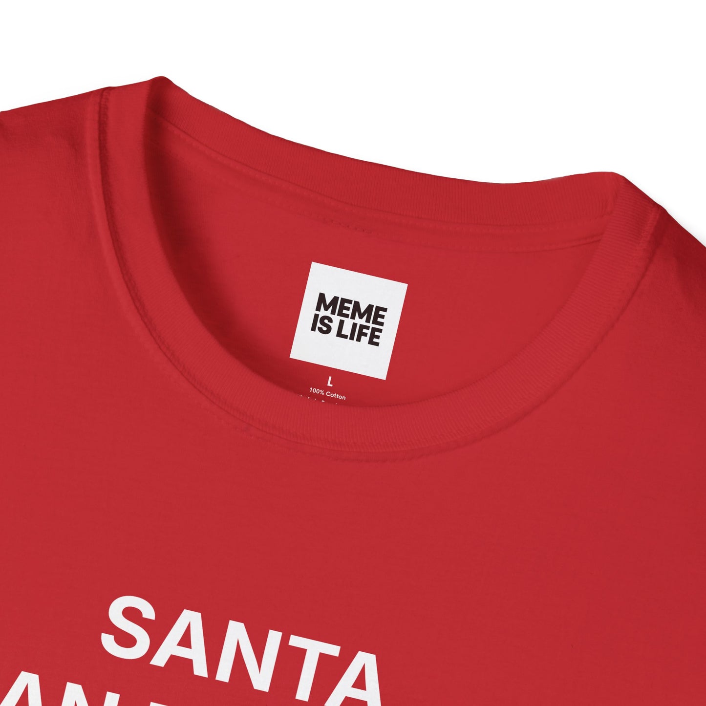 SANTA, I CAN EXPLAIN… | Holiday Confession Tee – Unisex T-shirt by MEME IS LIFE™
