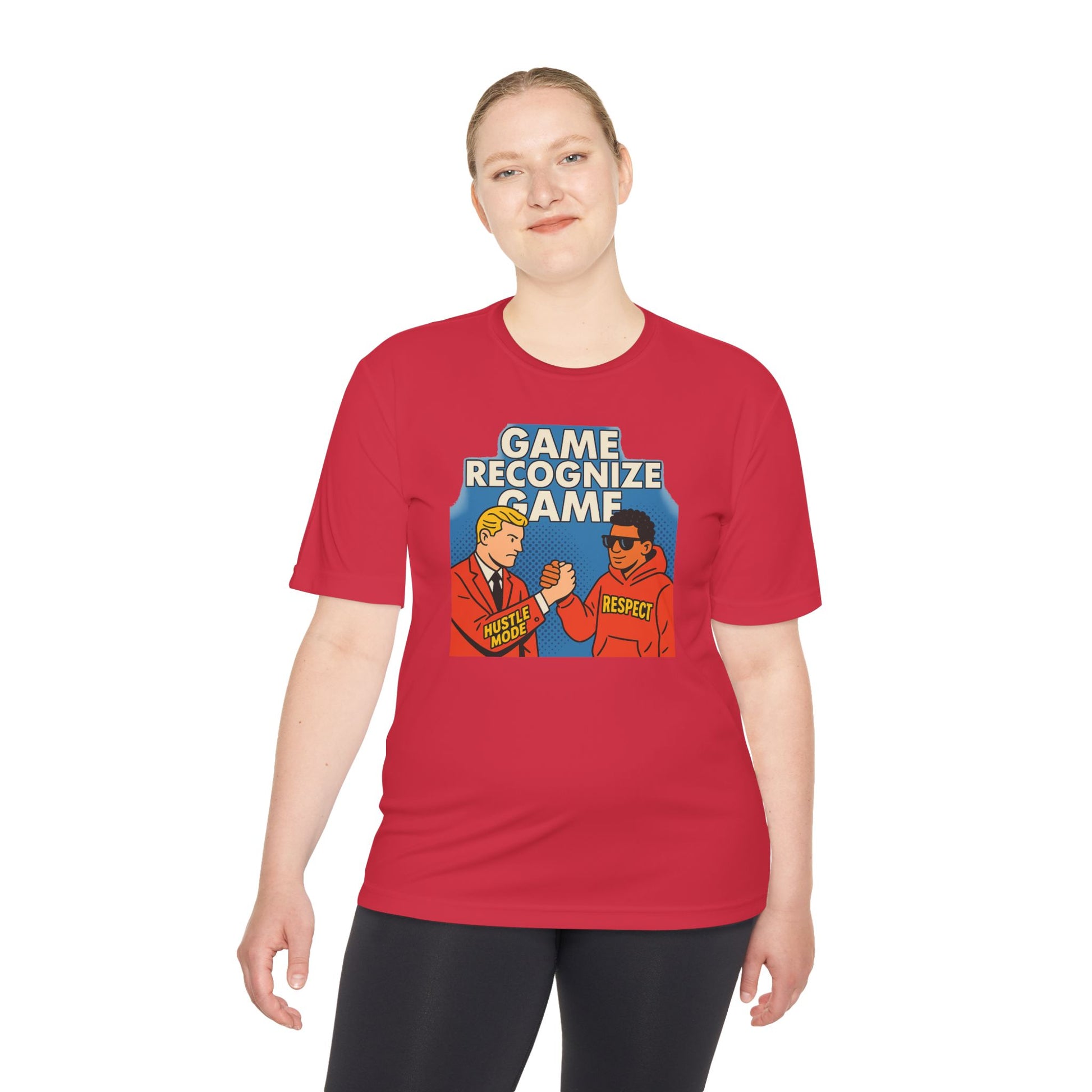Art GAME RECOGNIZE GAME. | Respect Meme Unisex Moisture Wicking Tee – MEME IS LIFE™