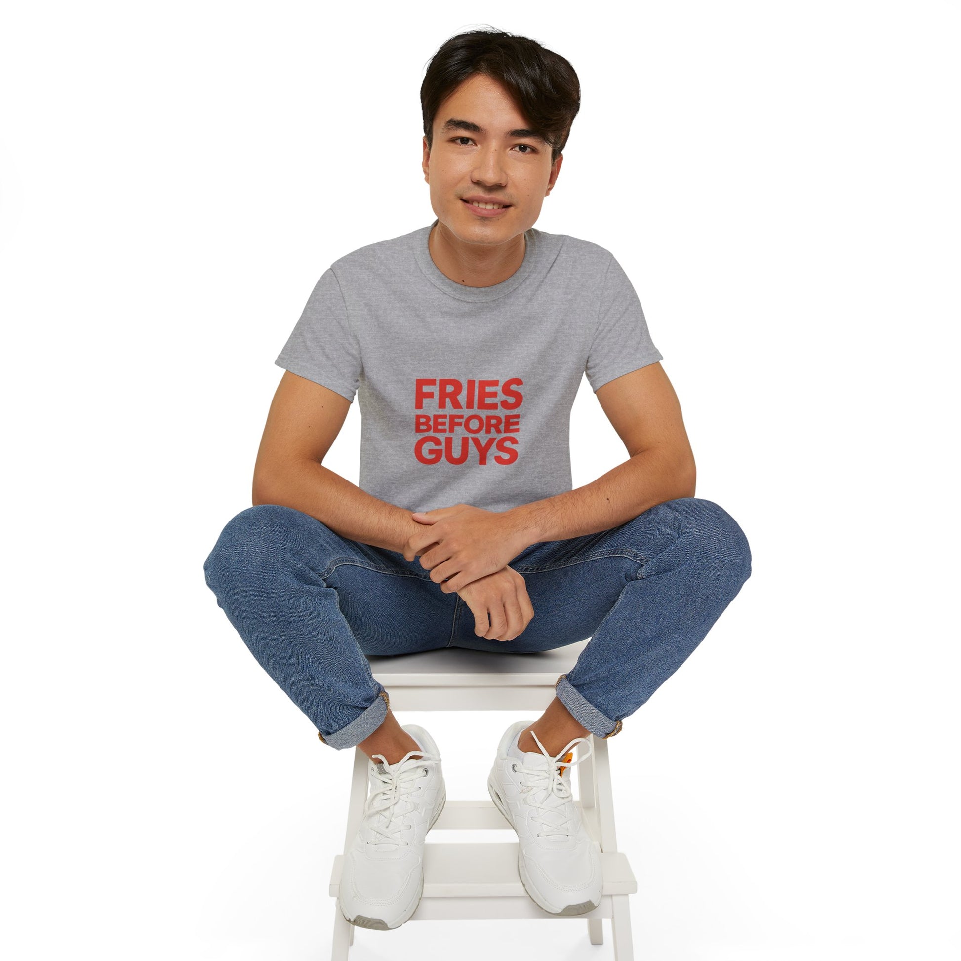 FRIES BEFORE GUYS. | American Meme Tee – MEME IS LIFE™
