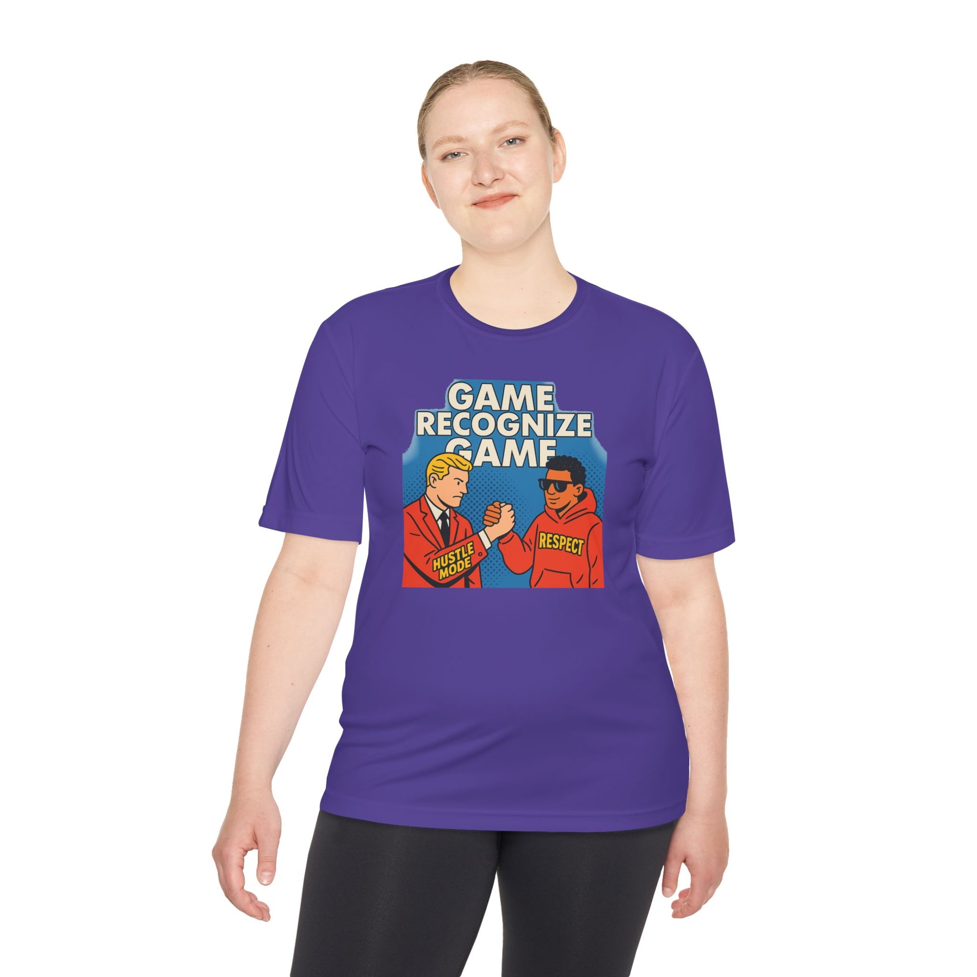 Art GAME RECOGNIZE GAME. | Respect Meme Unisex Moisture Wicking Tee – MEME IS LIFE™