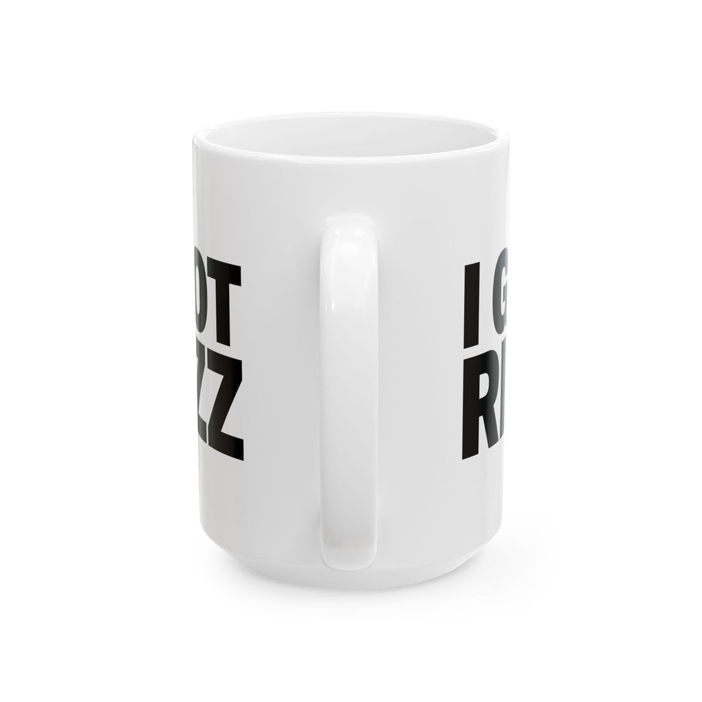Mug I GOT RIZZ - Fun Meme Ceramic Mug  – Alpha Gen Vibes – MEME IS LIFE™