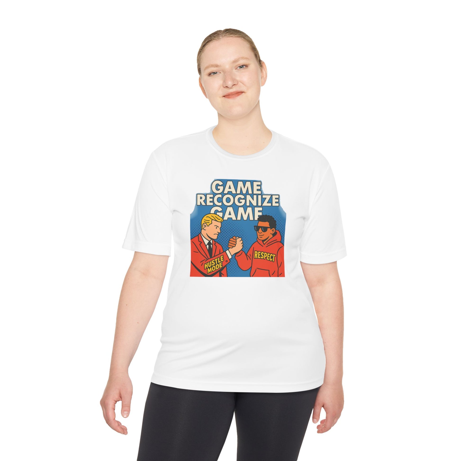 Art GAME RECOGNIZE GAME. | Respect Meme Unisex Moisture Wicking Tee – MEME IS LIFE™
