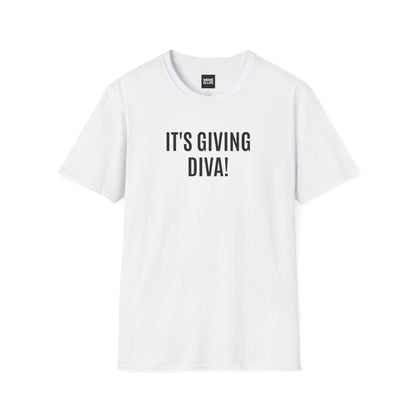 IT'S GIVING DIVA! | Alpha Gen Vibes Meme Tee – Unisex T-shirt by MEME IS LIFE™