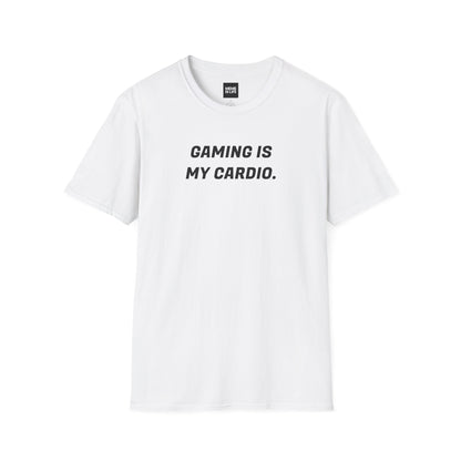 GAMING IS MY CARDIO. | Gamer Fitness Meme Tee – Unisex T-shirt by MEME IS LIFE™