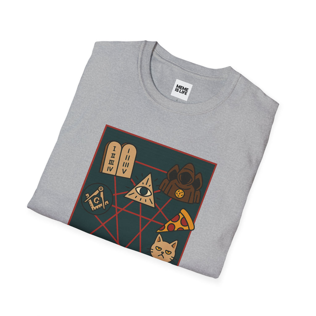 Art IT’S ALL CONNECTED. | Conspiracy Meme Tee – Unisex T-shirt by MEME IS LIFE™