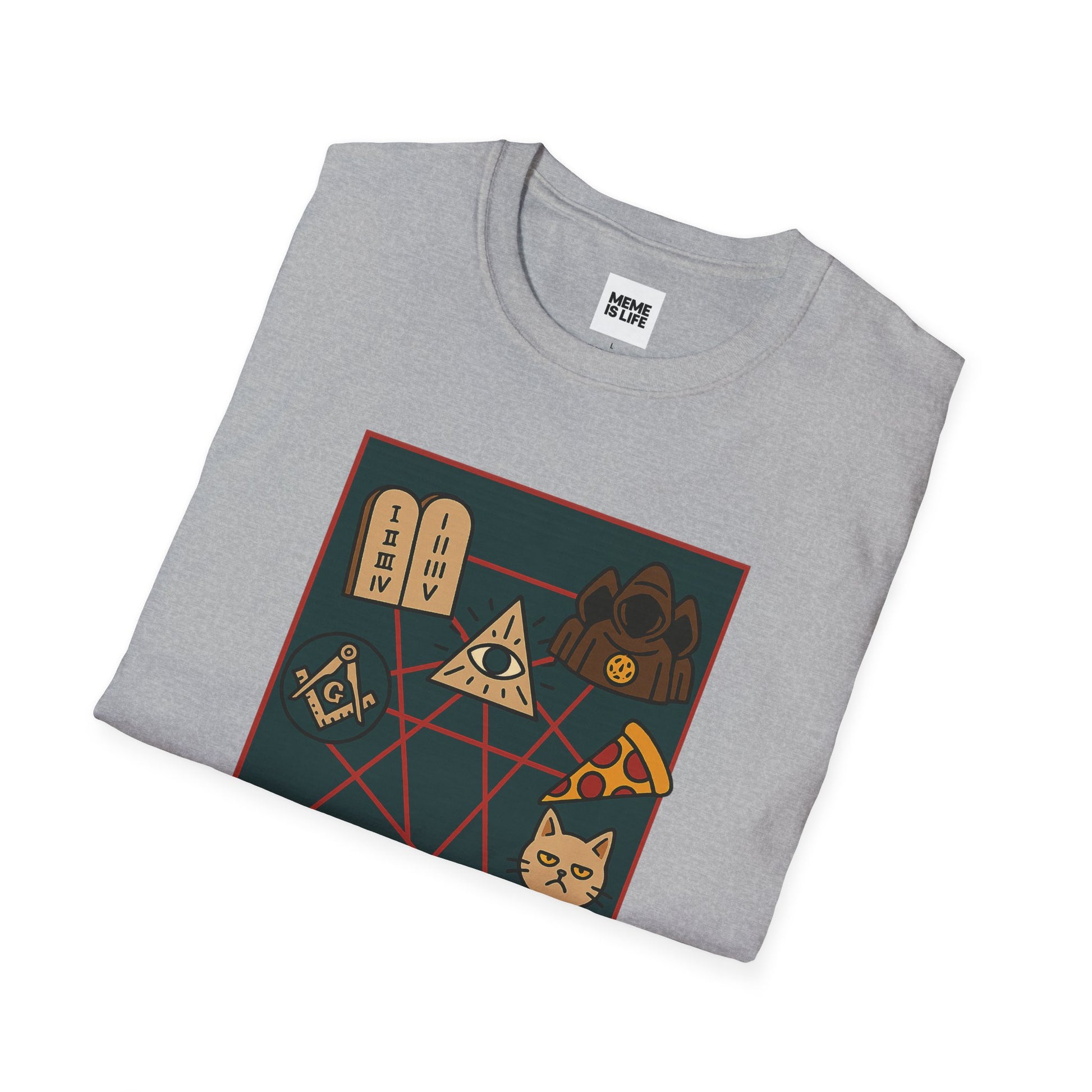 Art IT’S ALL CONNECTED. | Conspiracy Meme Tee – Unisex T-shirt by MEME IS LIFE™