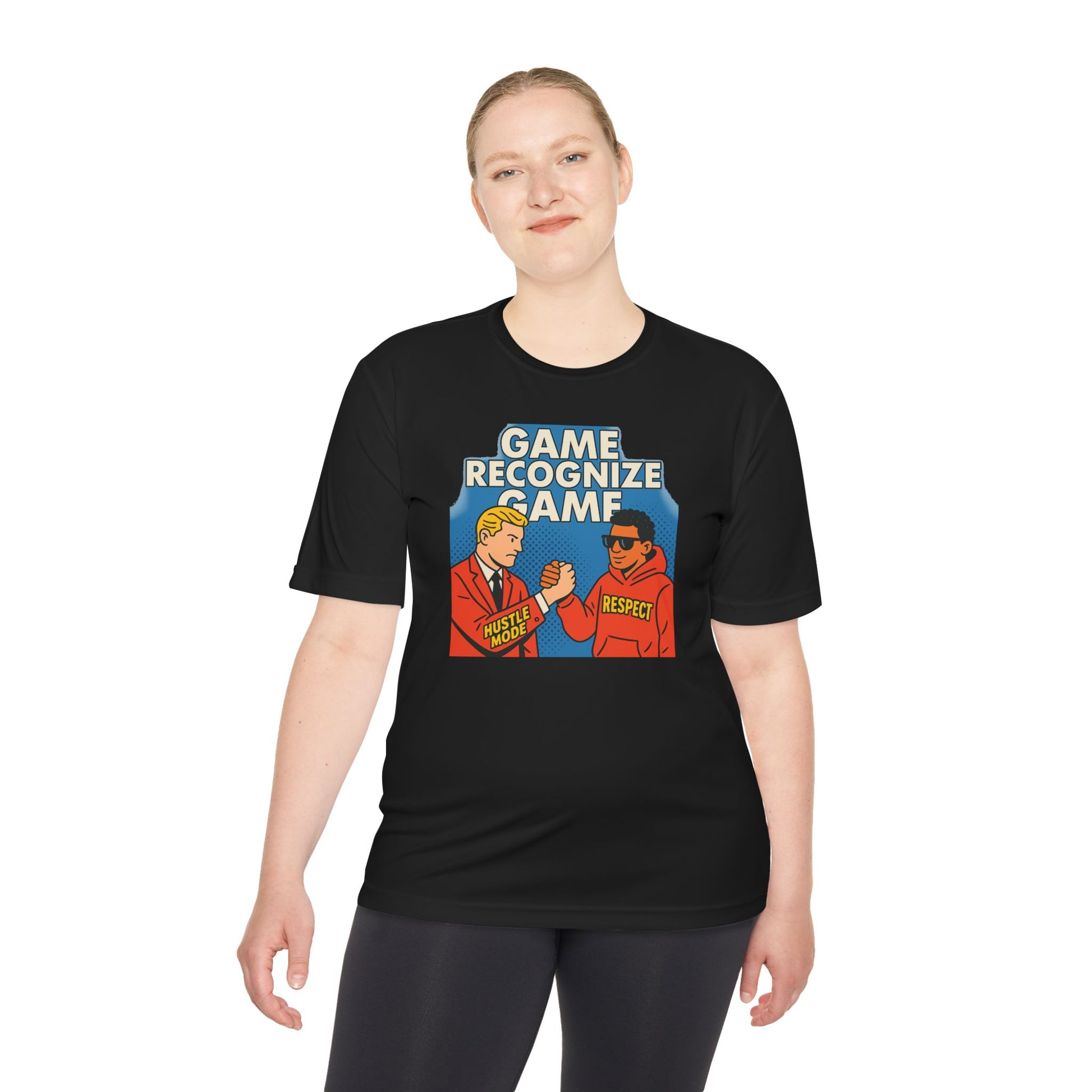 Art GAME RECOGNIZE GAME. | Respect Meme Unisex Moisture Wicking Tee – MEME IS LIFE™