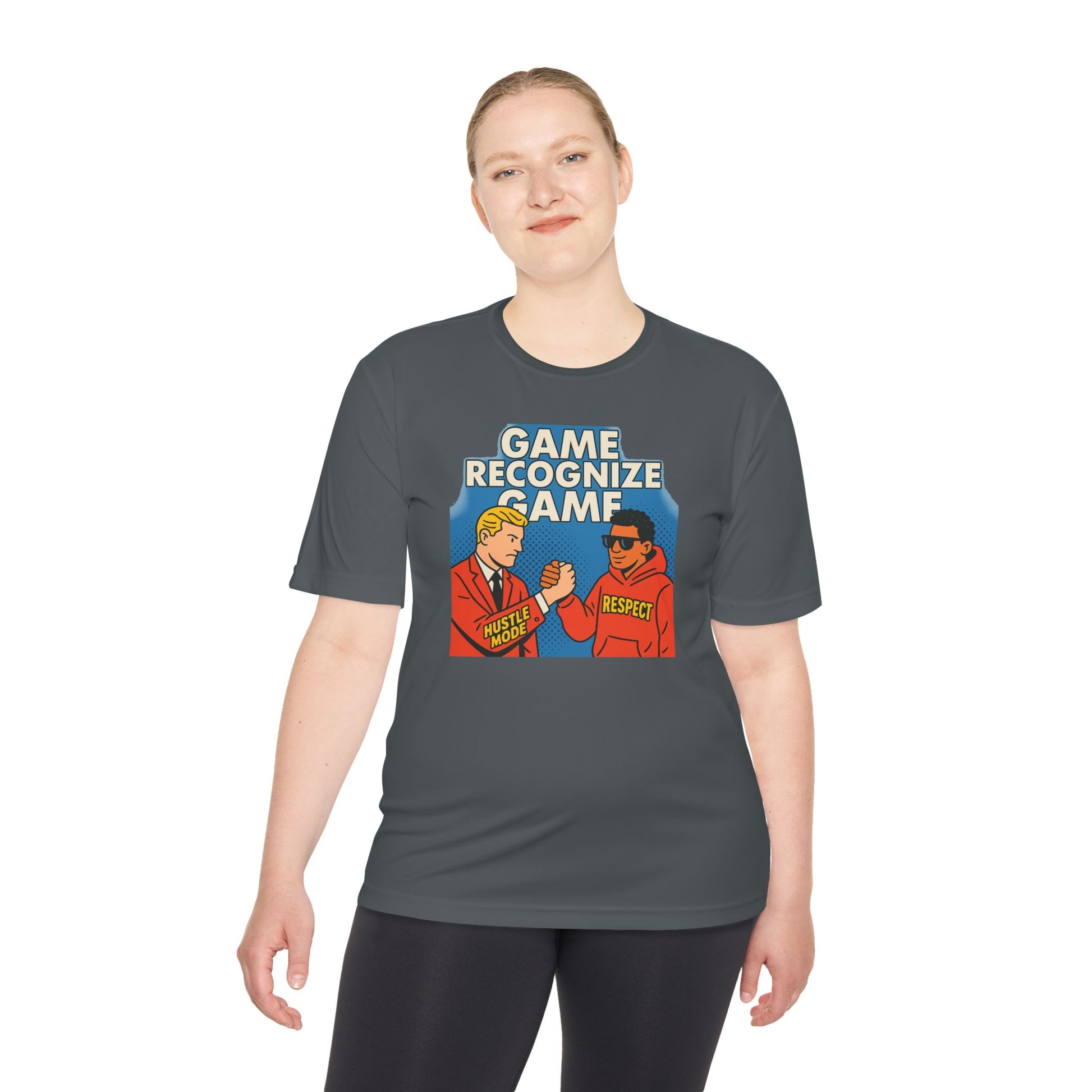 Art GAME RECOGNIZE GAME. | Respect Meme Unisex Moisture Wicking Tee – MEME IS LIFE™