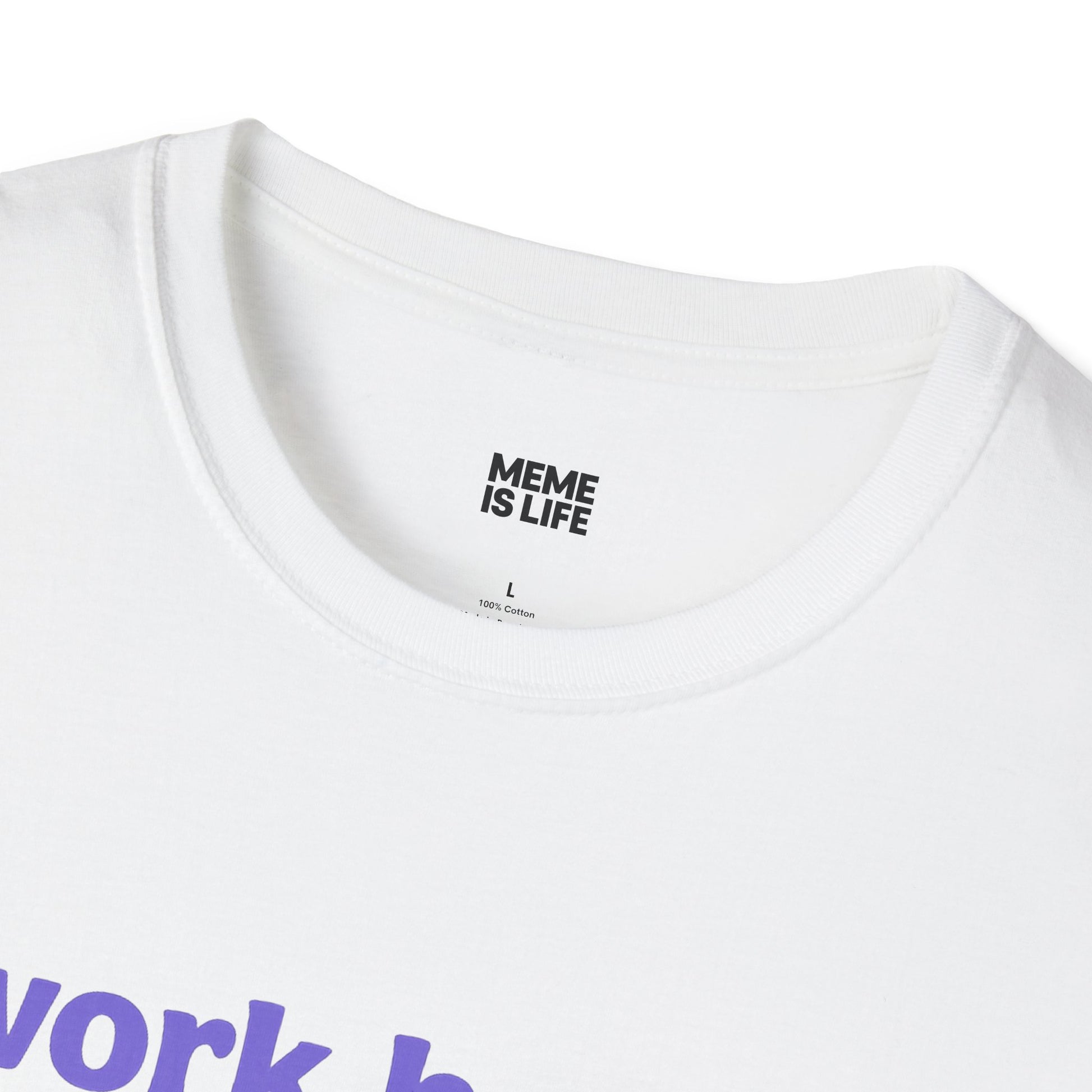 Art I WORK HARD SO MY DOG CAN HAVE A BETTER LIFE. | Pet Lover Meme Tee – Unisex T-shirt by MEME IS LIFE™