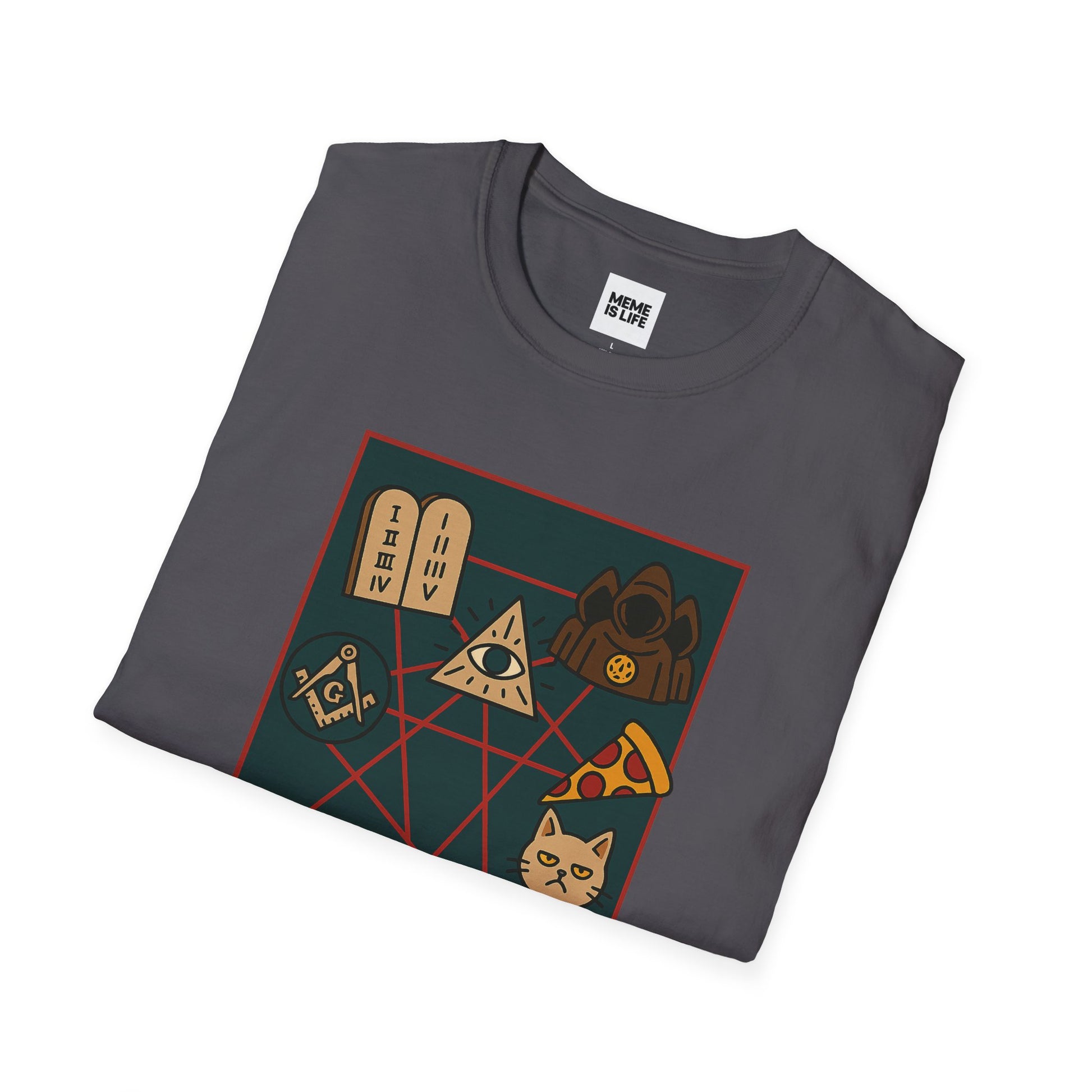 Art IT’S ALL CONNECTED. | Conspiracy Meme Tee – Unisex T-shirt by MEME IS LIFE™