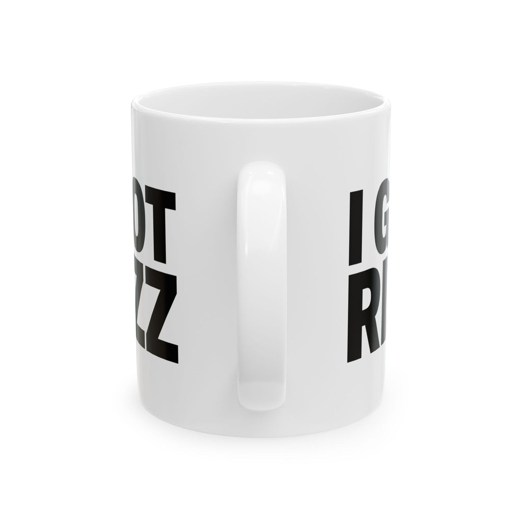 Mug I GOT RIZZ - Fun Meme Ceramic Mug  – Alpha Gen Vibes – MEME IS LIFE™