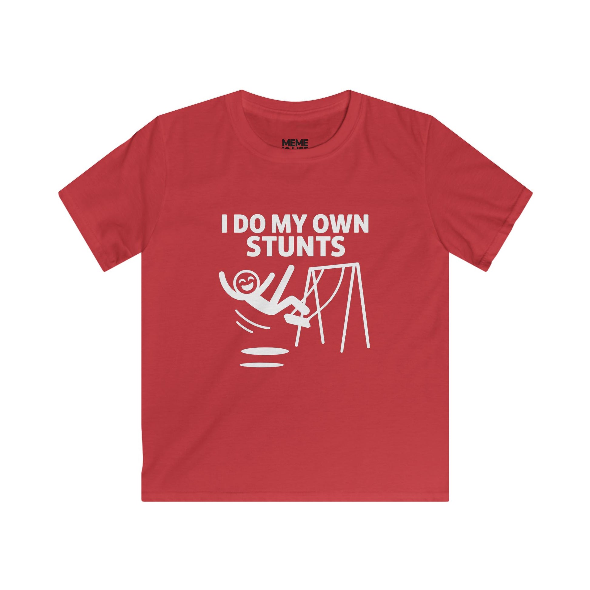 I DO MY OWN STUNTS. | Chaos Kid Tee – MEME IS LIFE™ FOR KIDS
