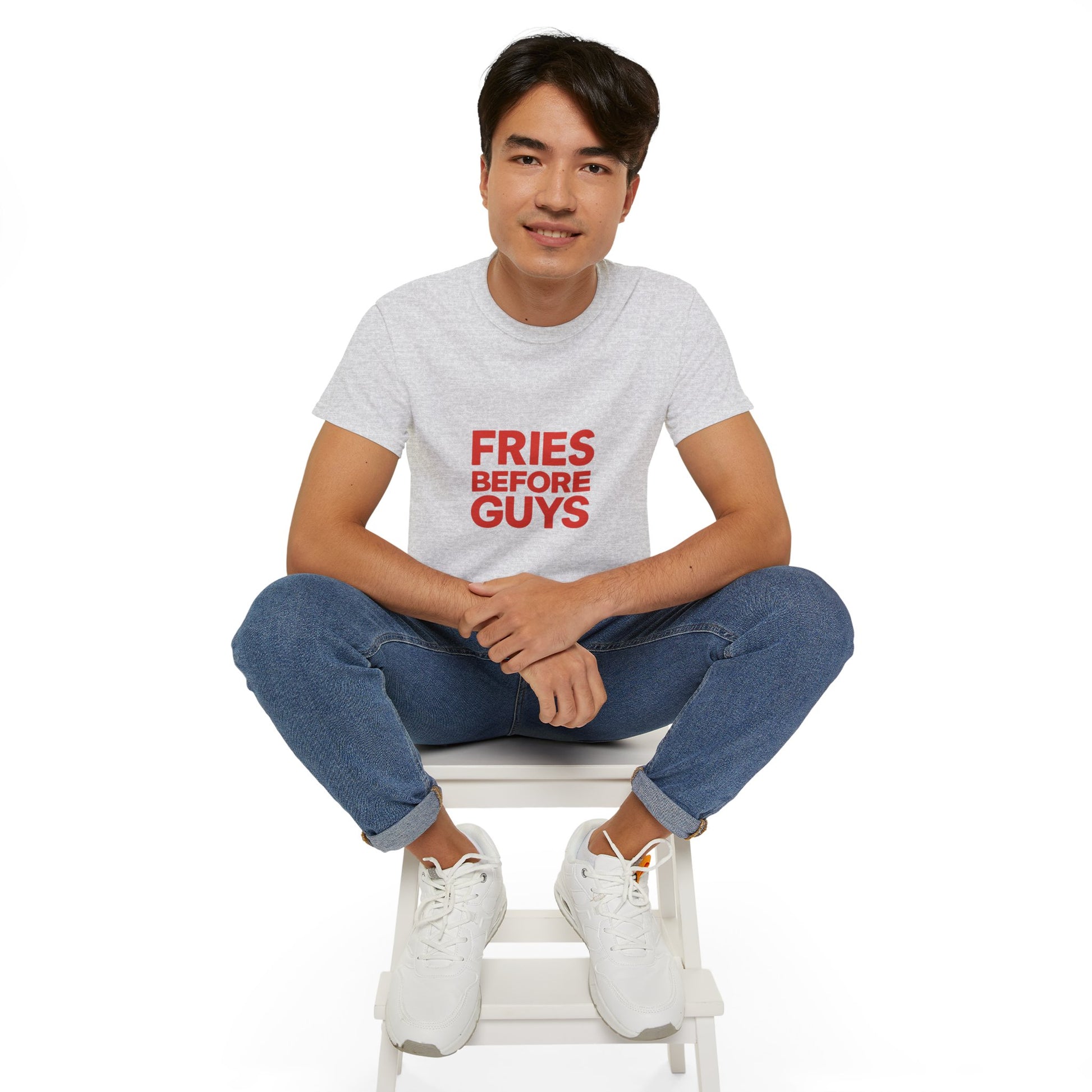 FRIES BEFORE GUYS. | American Meme Tee – MEME IS LIFE™