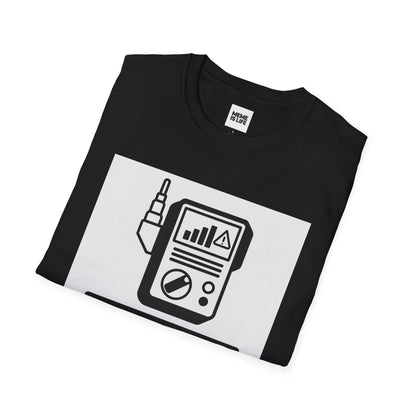 NPC ENERGY DETECTED + AI ART | Meme Scanner Art Tee – Unisex T-shirt by MEME IS LIFE™