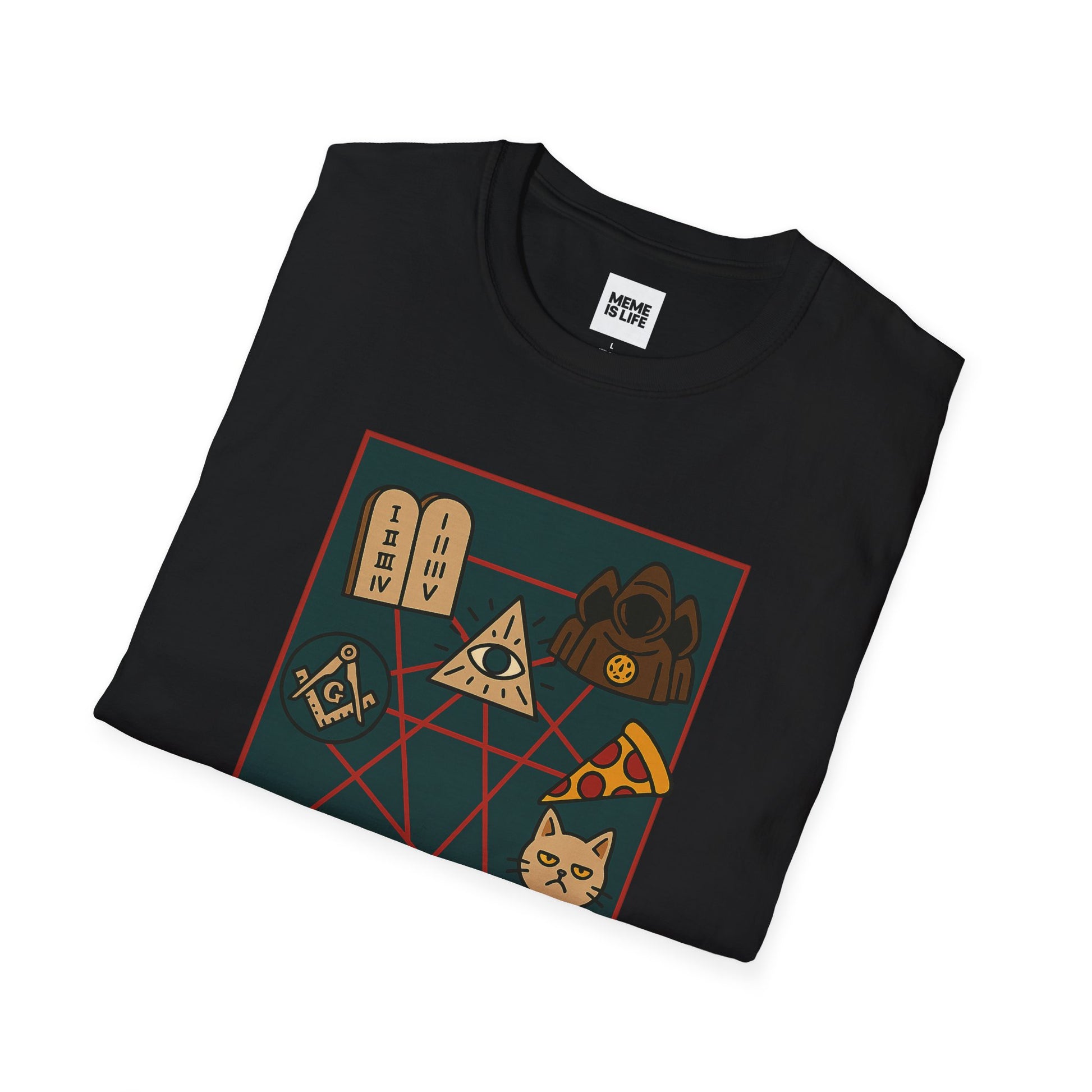 Art IT’S ALL CONNECTED. | Conspiracy Meme Tee – Unisex T-shirt by MEME IS LIFE™