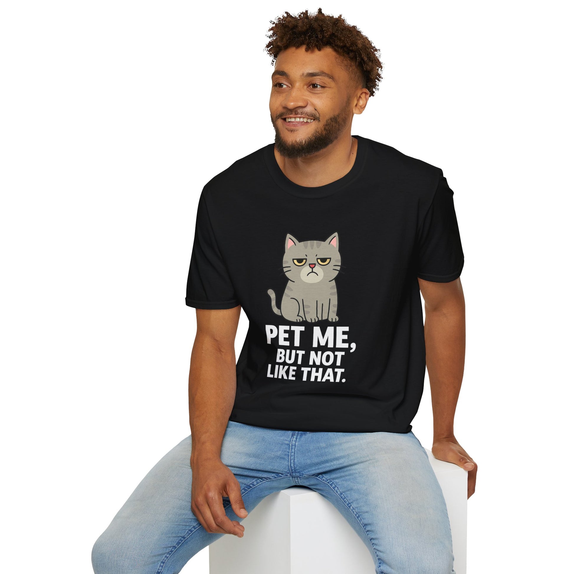 PET ME, BUT NOT LIKE THAT | Pet Lover Meme Tee – Unisex T-shirt by MEME IS LIFE™