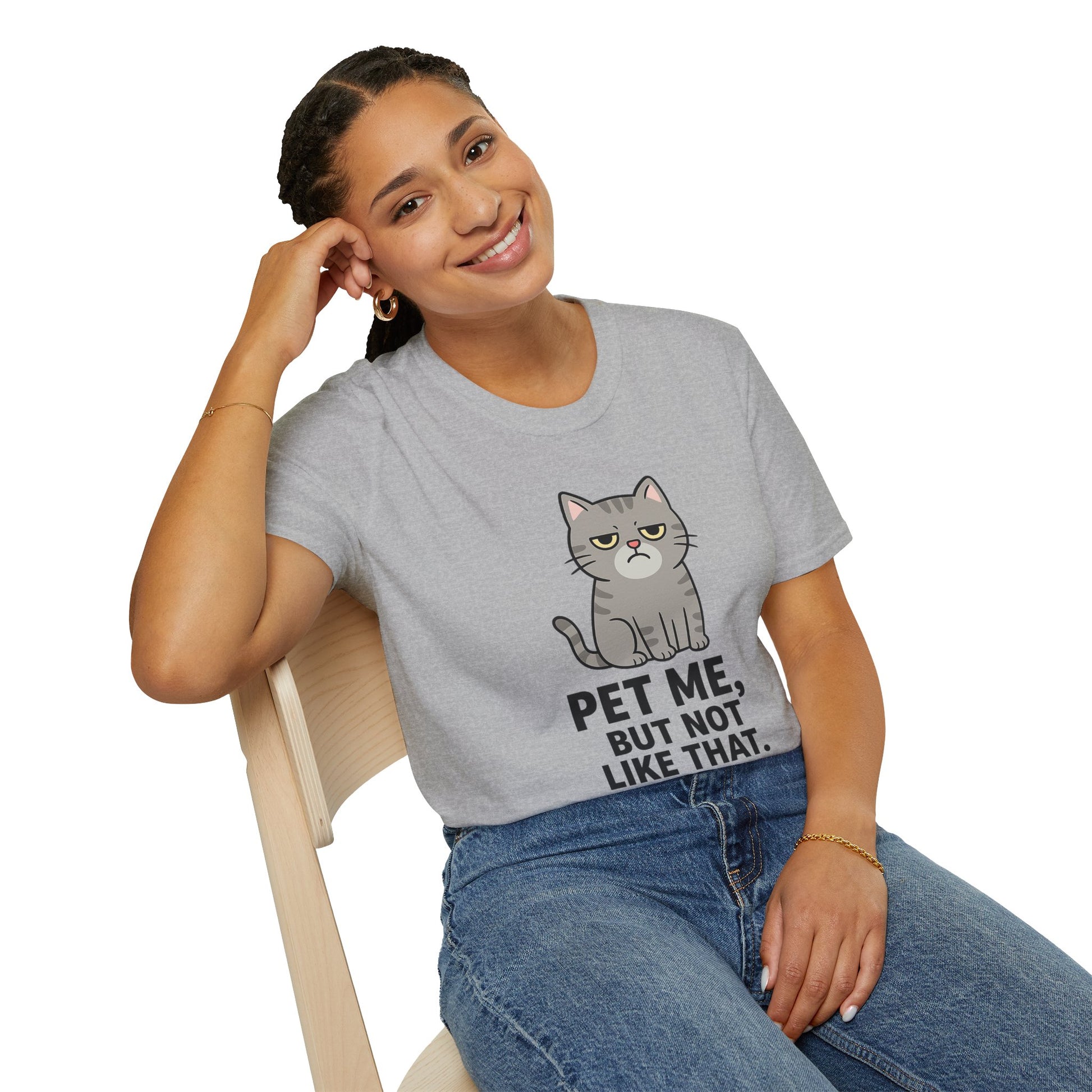 PET ME, BUT NOT LIKE THAT | Pet Lover Meme Tee – Unisex T-shirt by MEME IS LIFE™