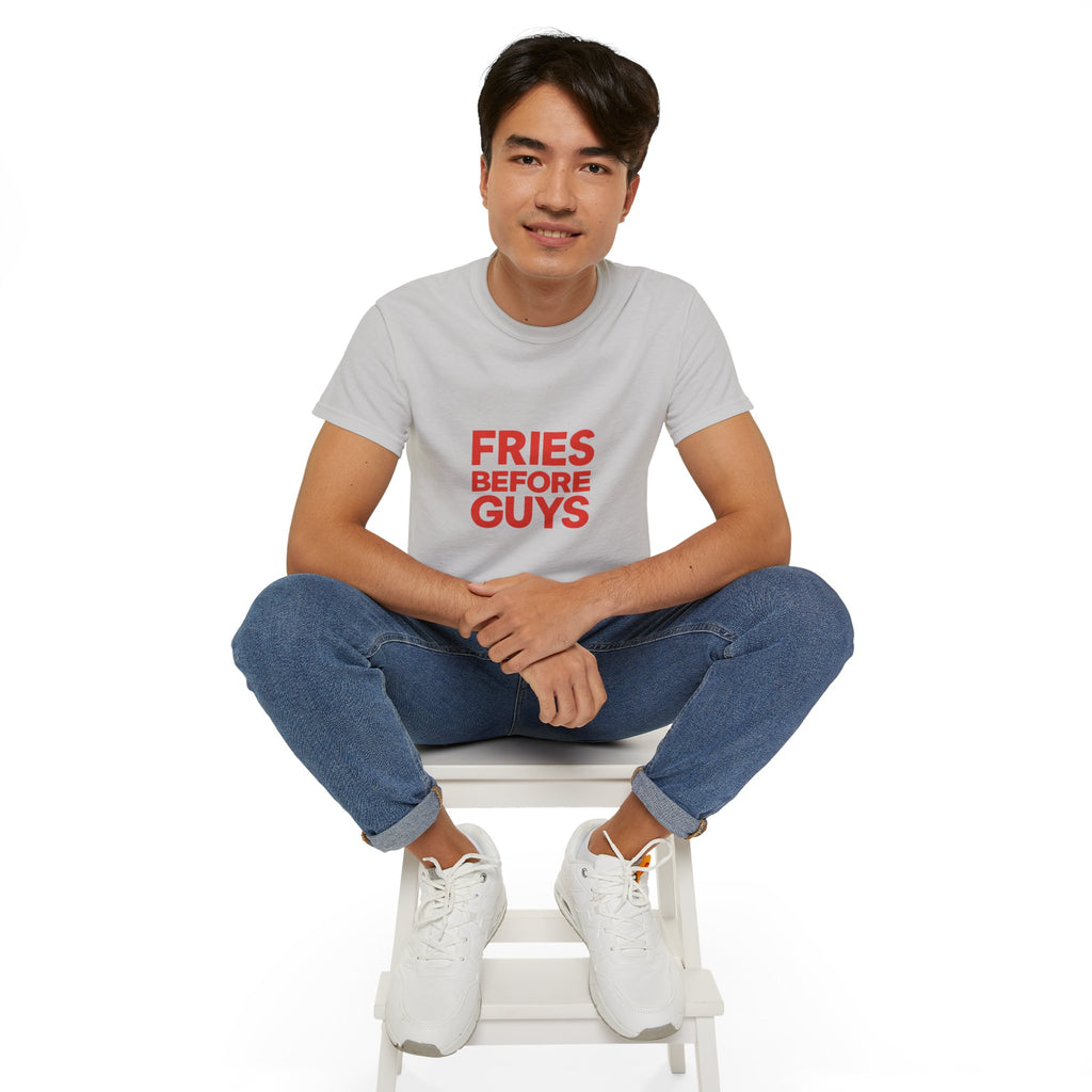 FRIES BEFORE GUYS. | American Meme Tee – MEME IS LIFE™