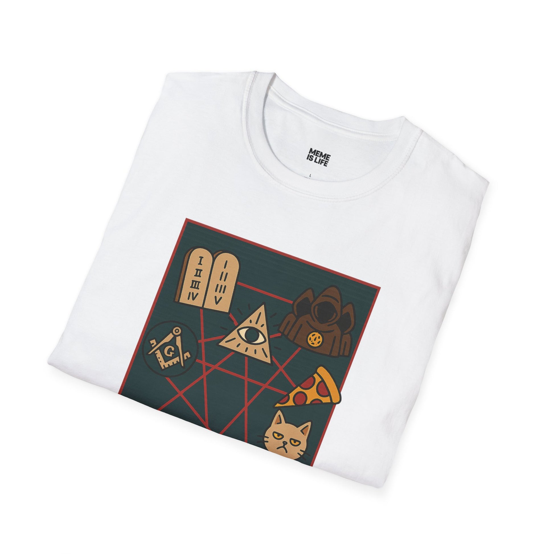 Art IT’S ALL CONNECTED. | Conspiracy Meme Tee – Unisex T-shirt by MEME IS LIFE™