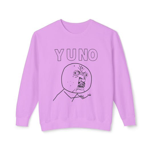 Y U NO? | Classic Rage Meme Sweatshirt – MEME IS LIFE™